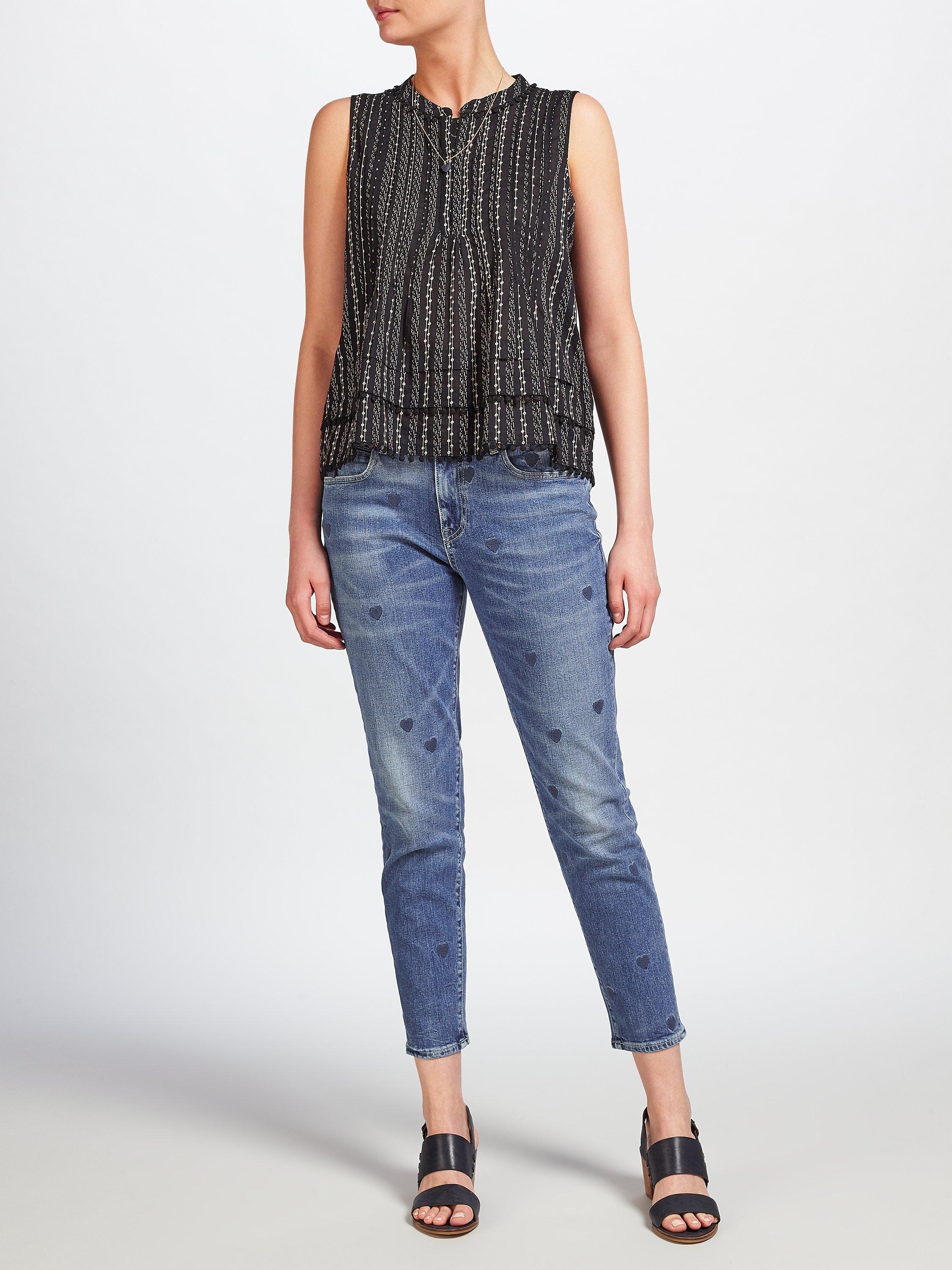 Maison Scotch Petit Ami Slim Boyfriend Jeans, Indigo Heart