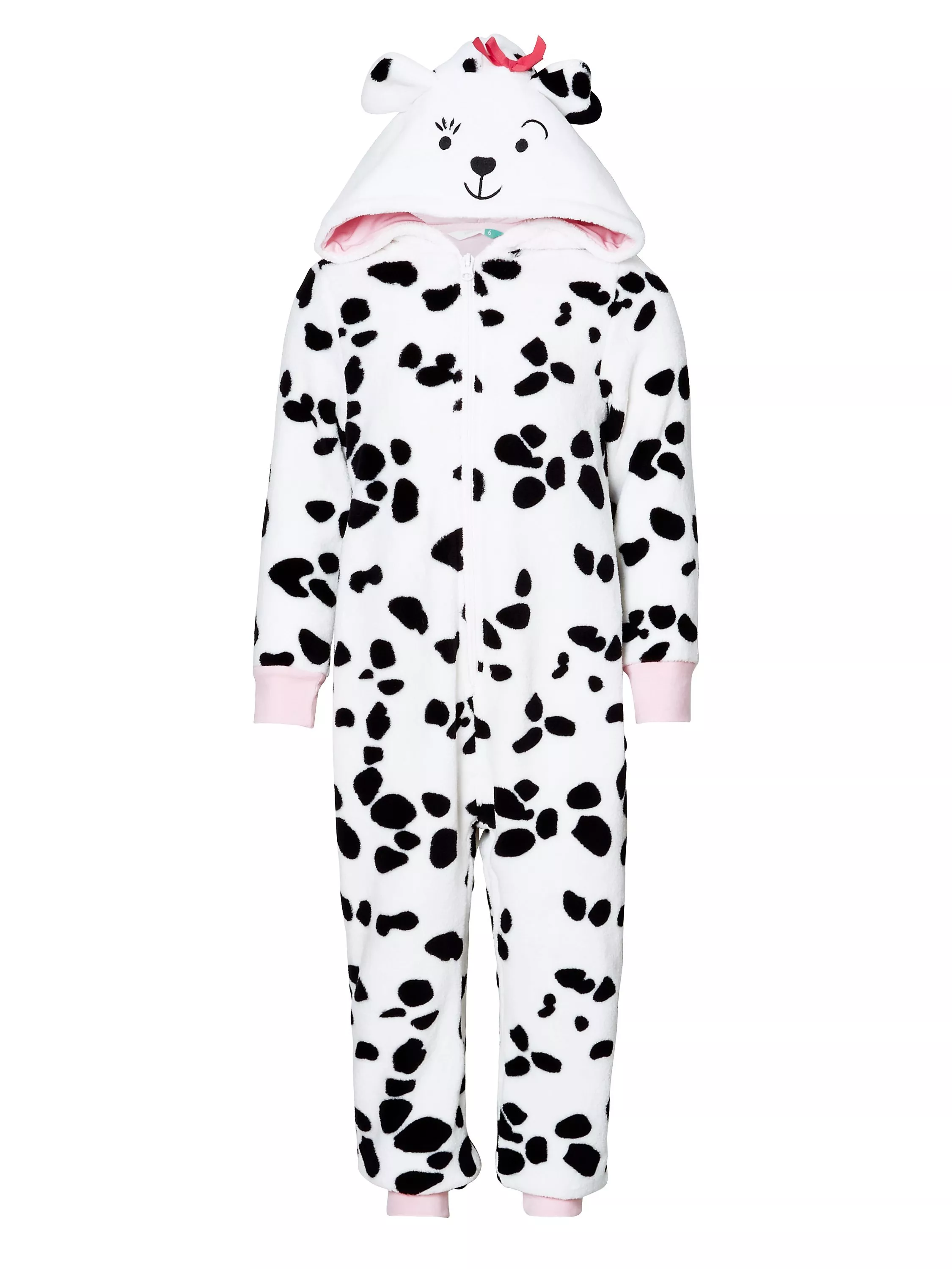 John Lewis Children s All Over Dalmatian Print Onesie White