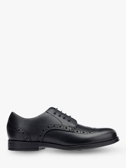 Start-Rite Kids' Leather Brogue Shoes, Black, Black Leather