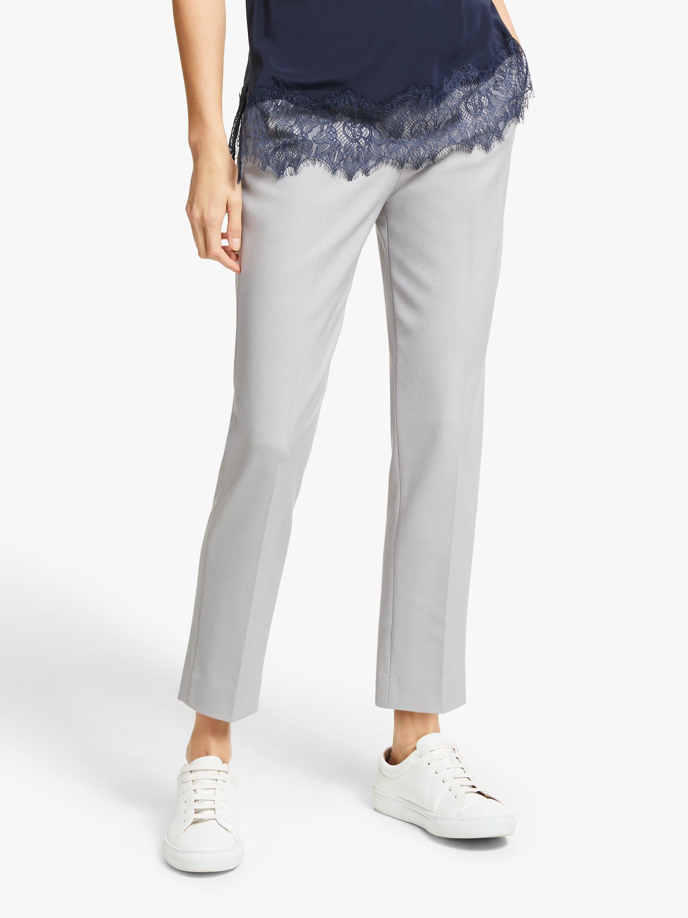 John Lewis Slim Leg Trousers, Grey
