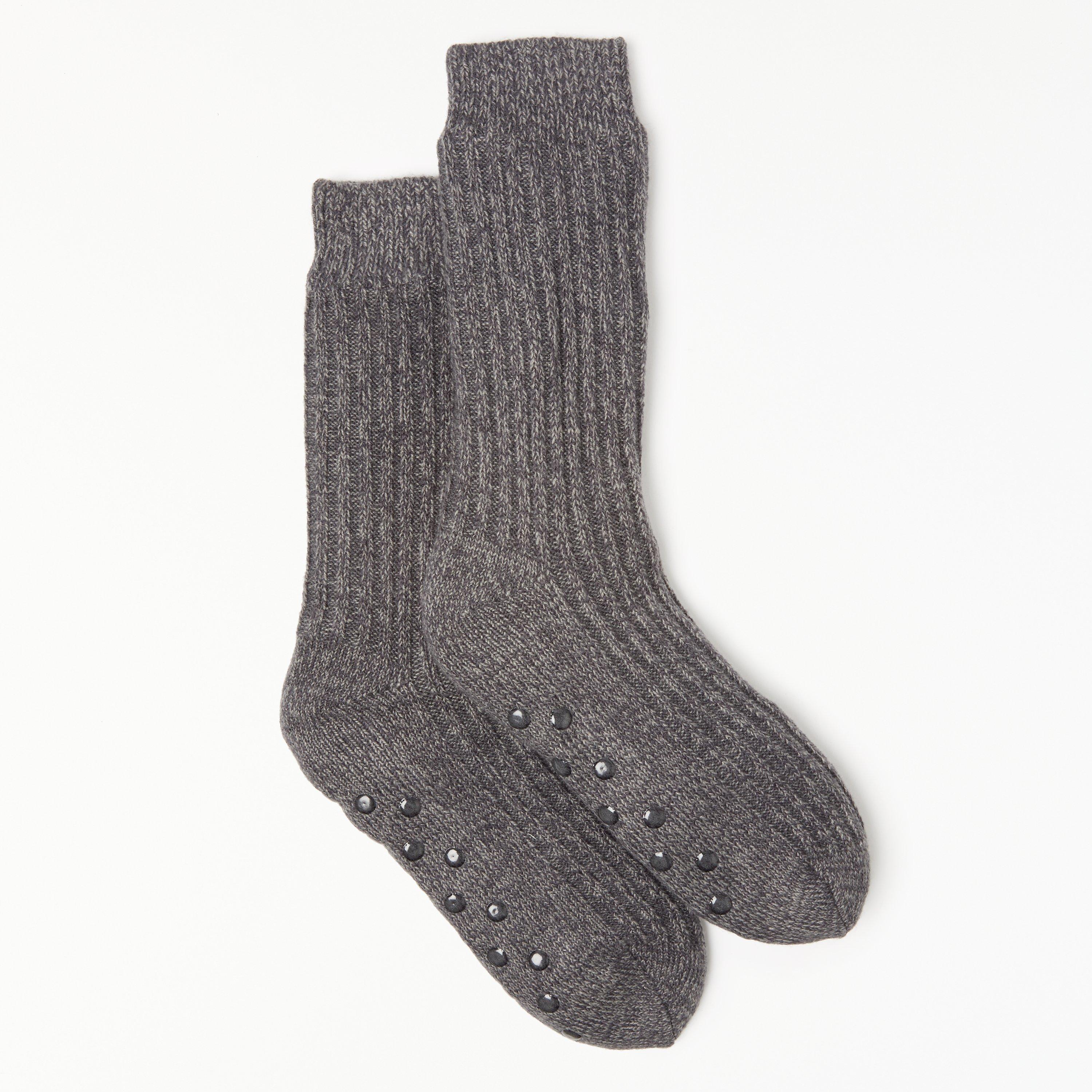 John Lewis Lounge Socks, Grey
