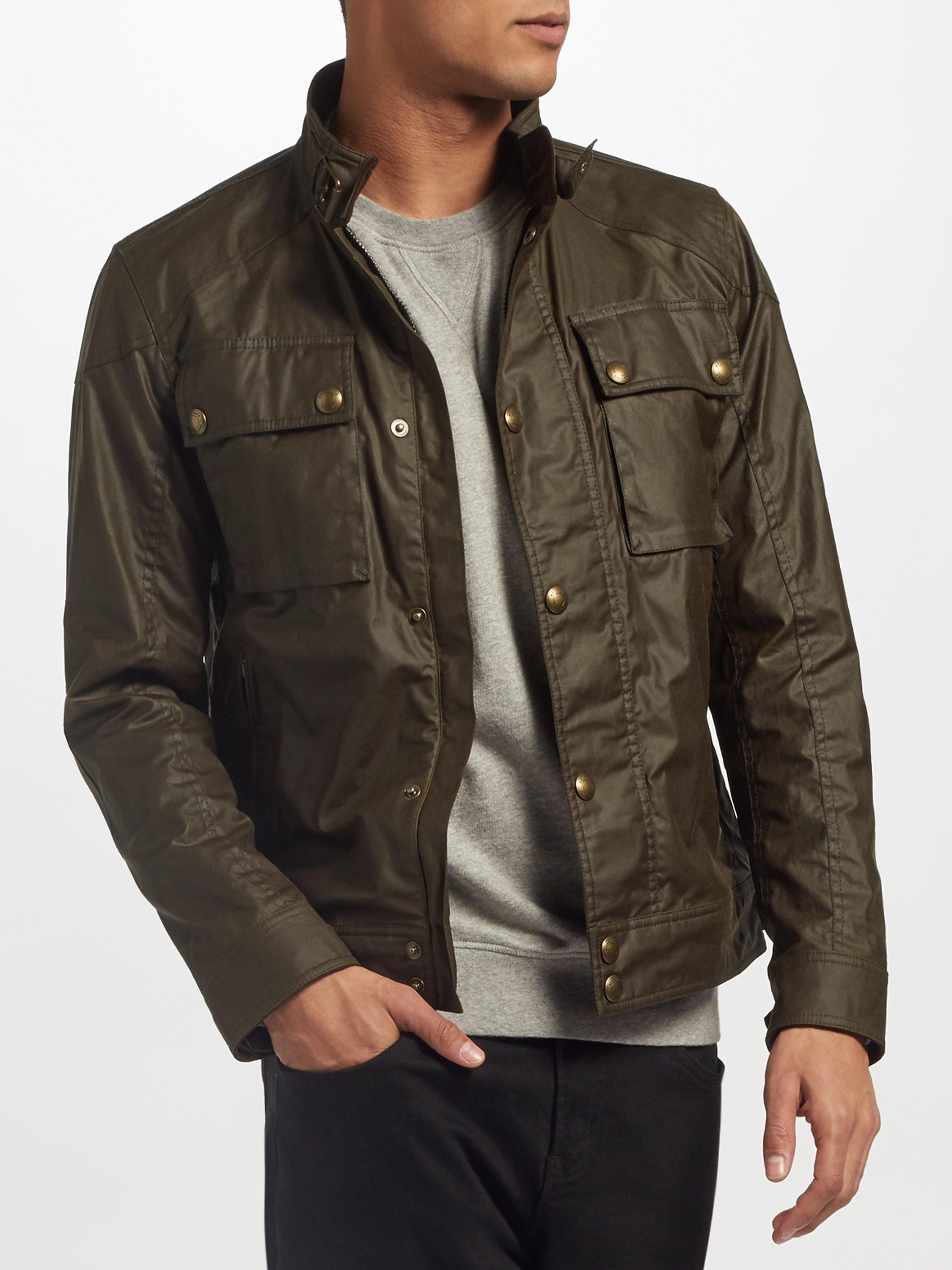 Belstaff Racemaster Blouson Jacket Faded Olive