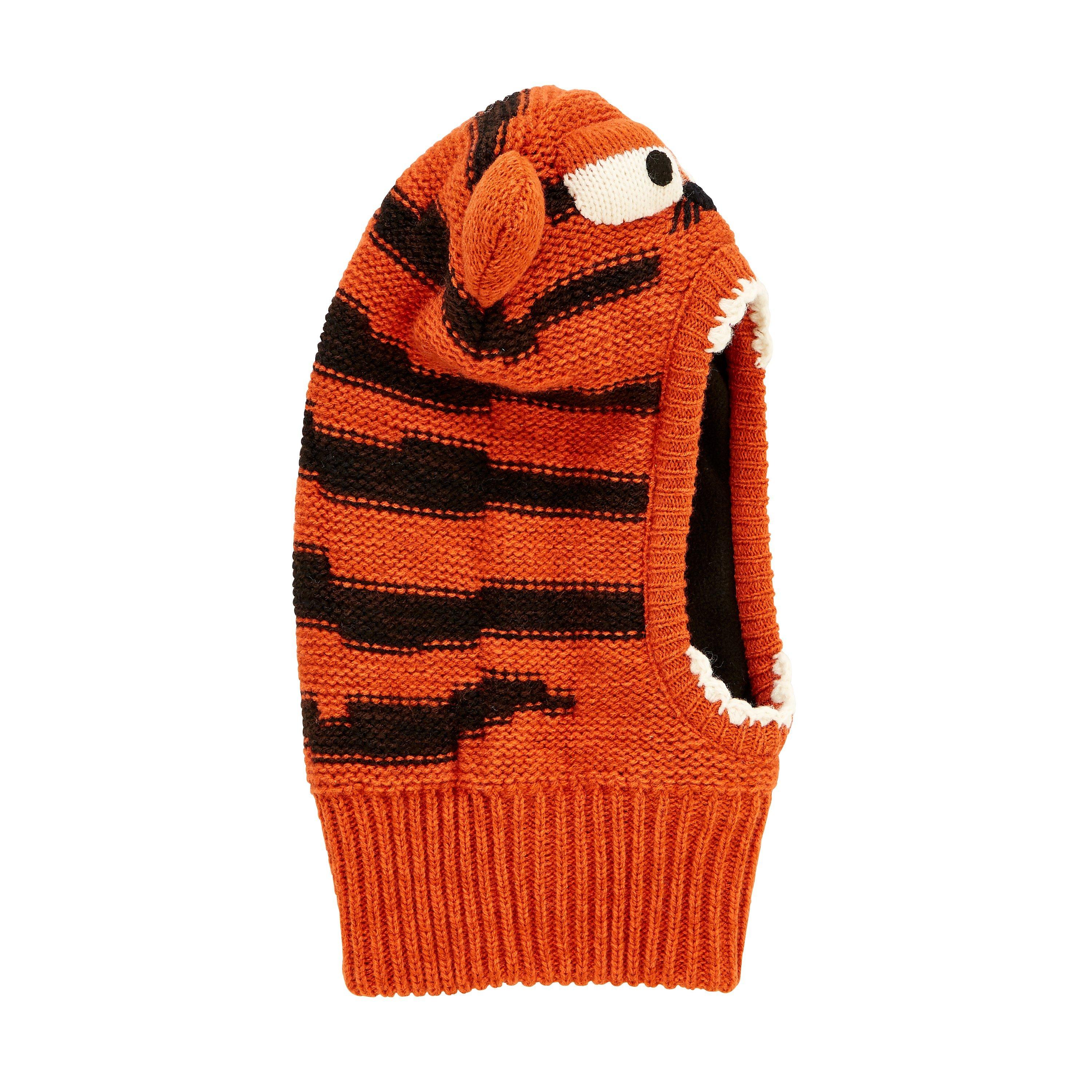 John Lewis Children's Tiger Balaclava, Orange