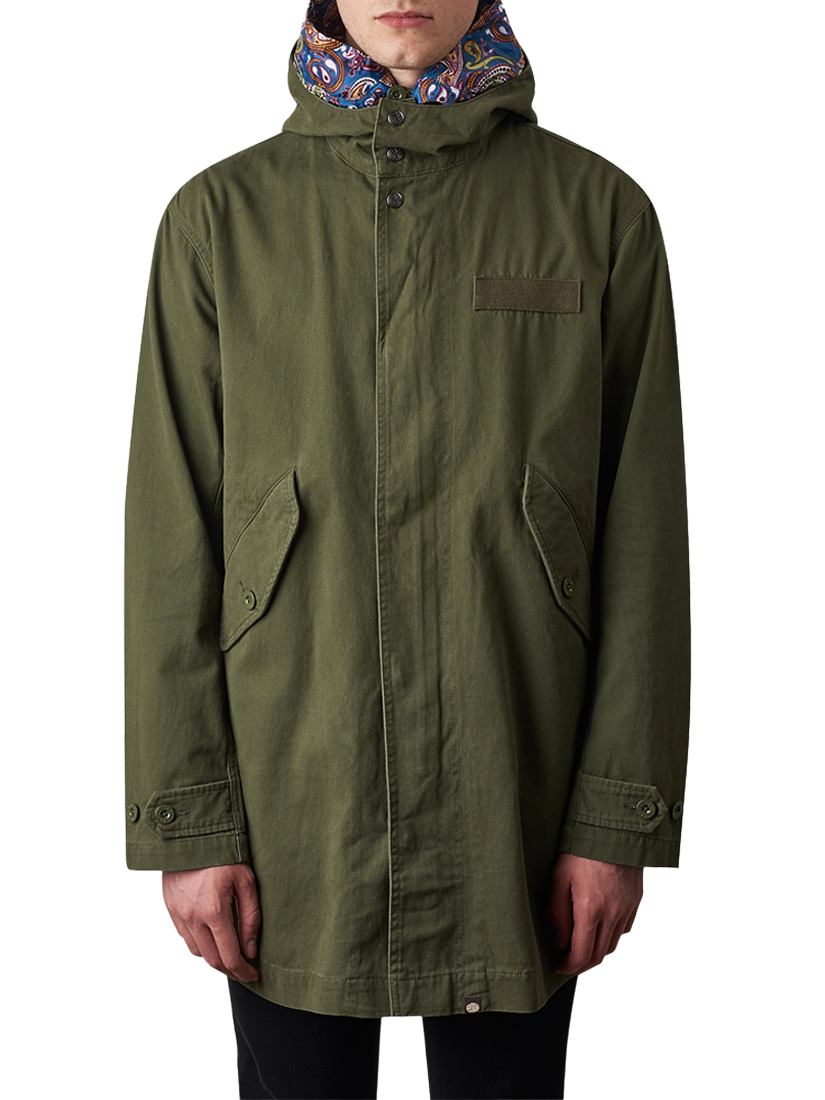 Pretty green khaki parka hotsell