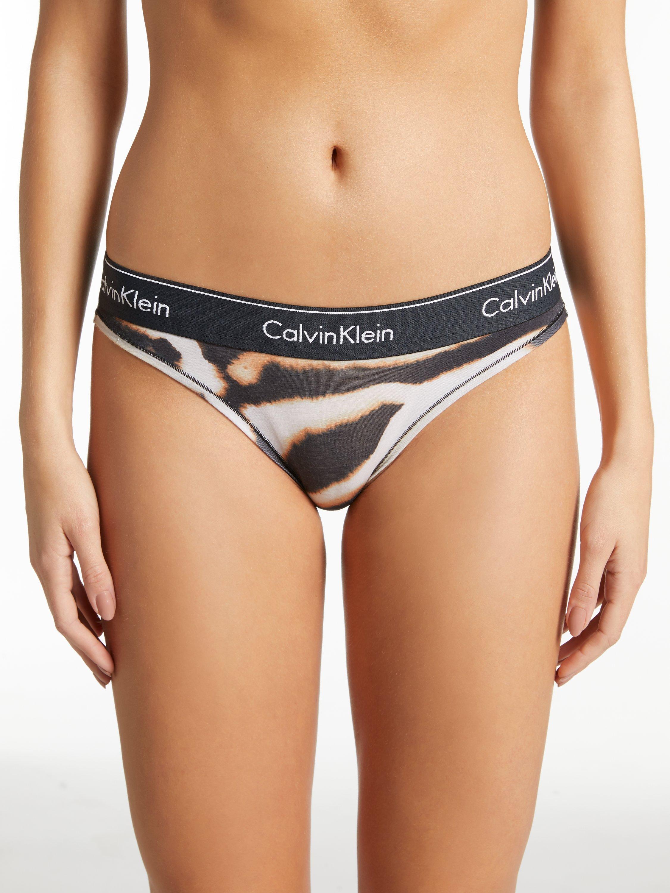 Calvin Klein Underwear Modern Cotton Animal Print Briefs, Multi