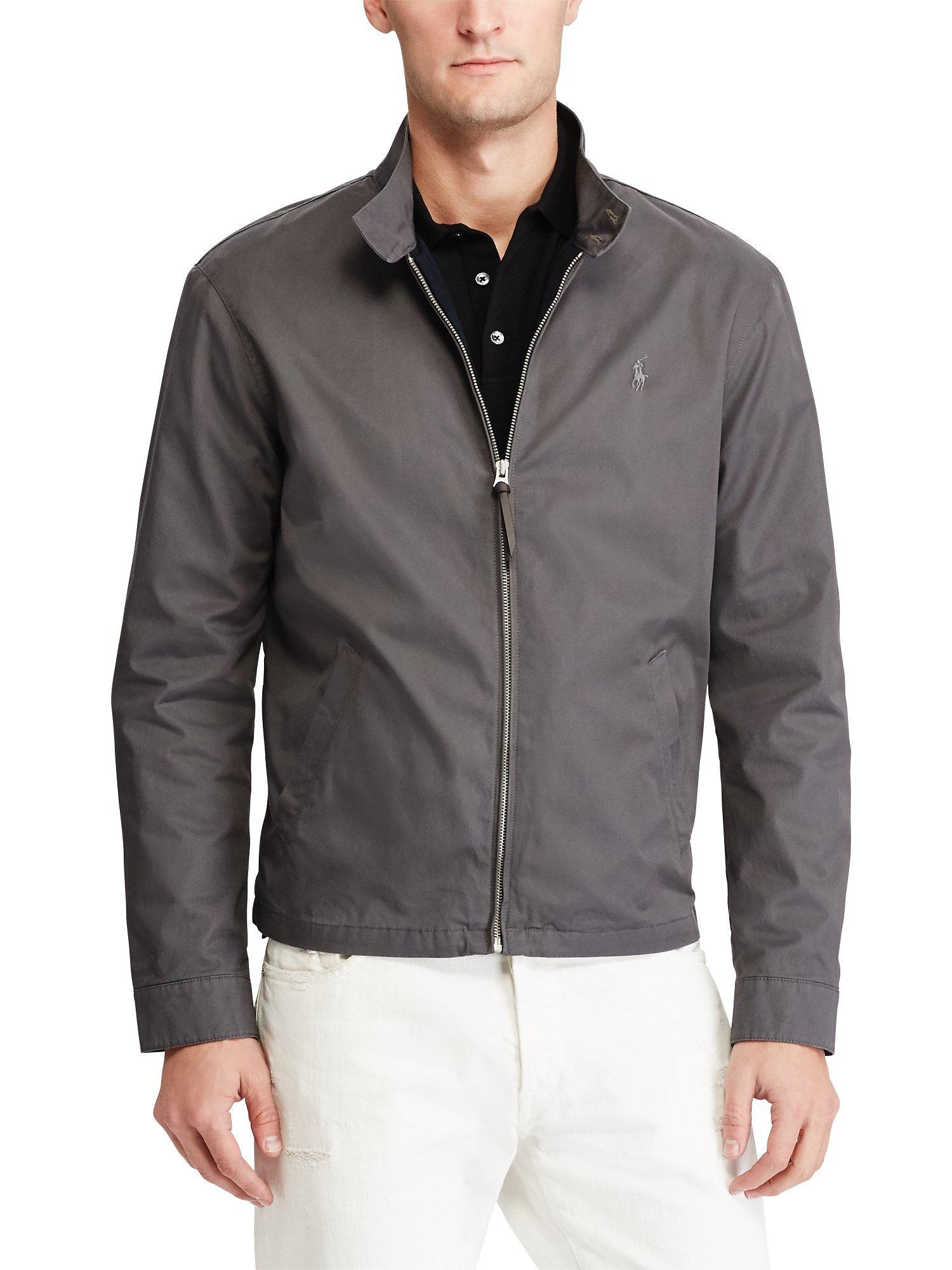 Polo Ralph Lauren Barracuda Cotton Twill Jacket Charcoal Grey