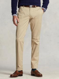 Polo Ralph Lauren Hudson Slim Fit Stretch Cotton Trousers, Classic Khaki