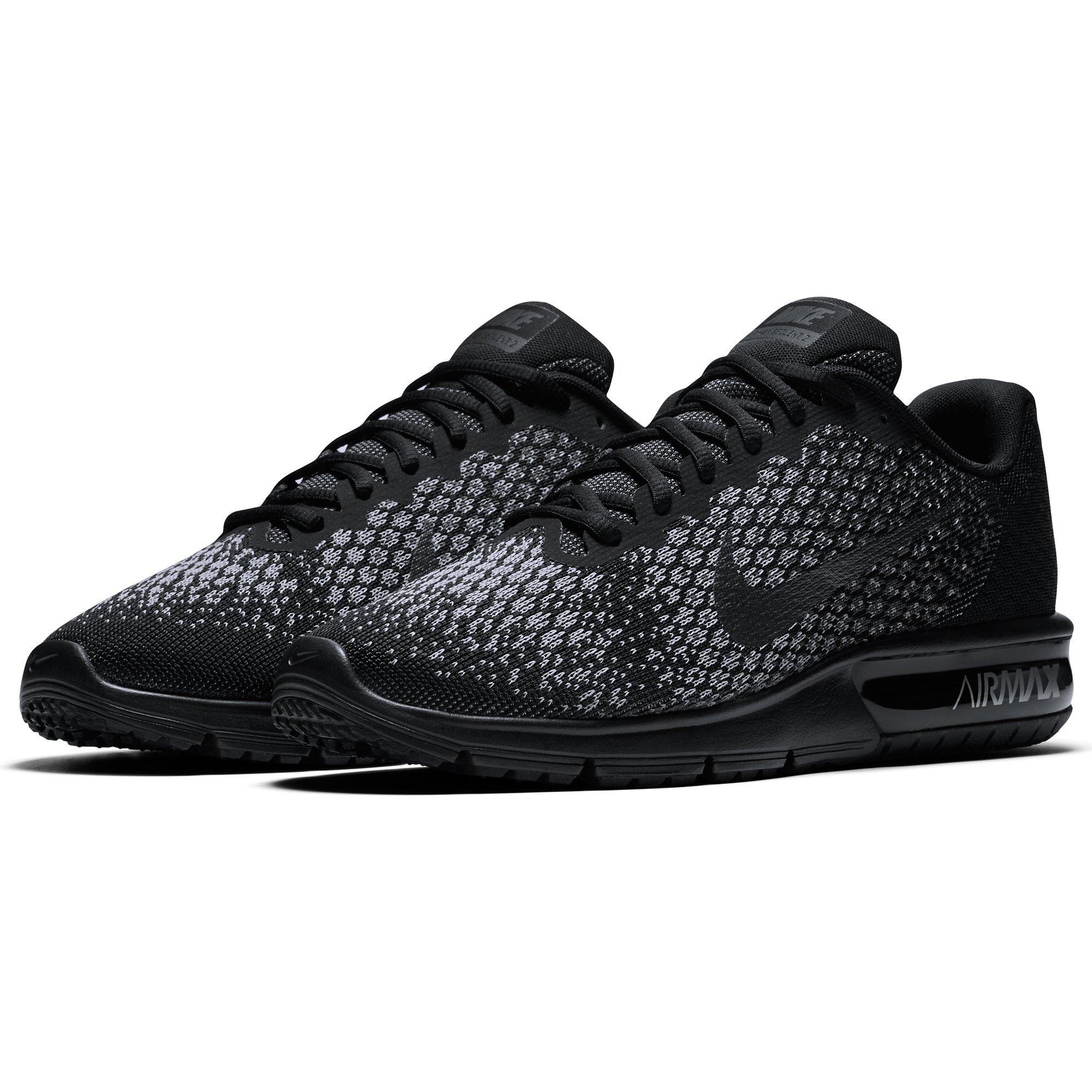 Nike Air Max Sequent 2 Men s Running Shoes Black Wolf Grey