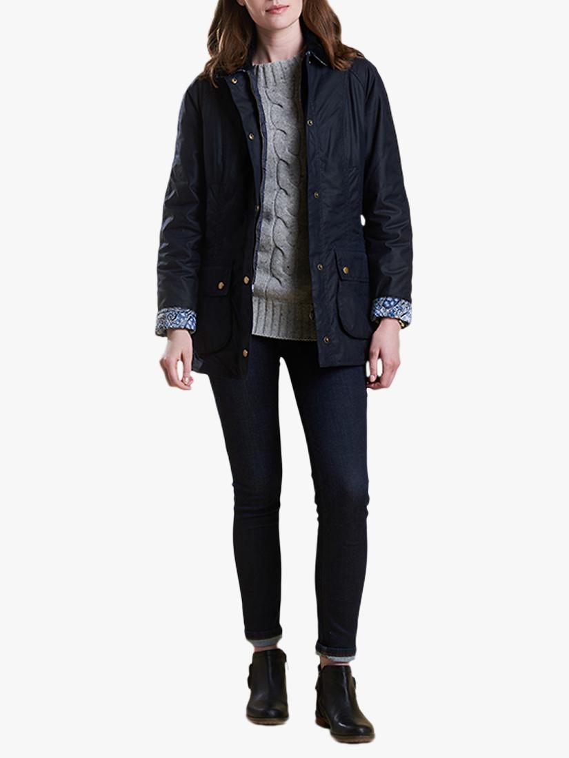 Barbour Abbey Liberty Waxed Jacket, Royal Navy Barbour Abbey Liberty Waxed Jacket, Royal Navy
