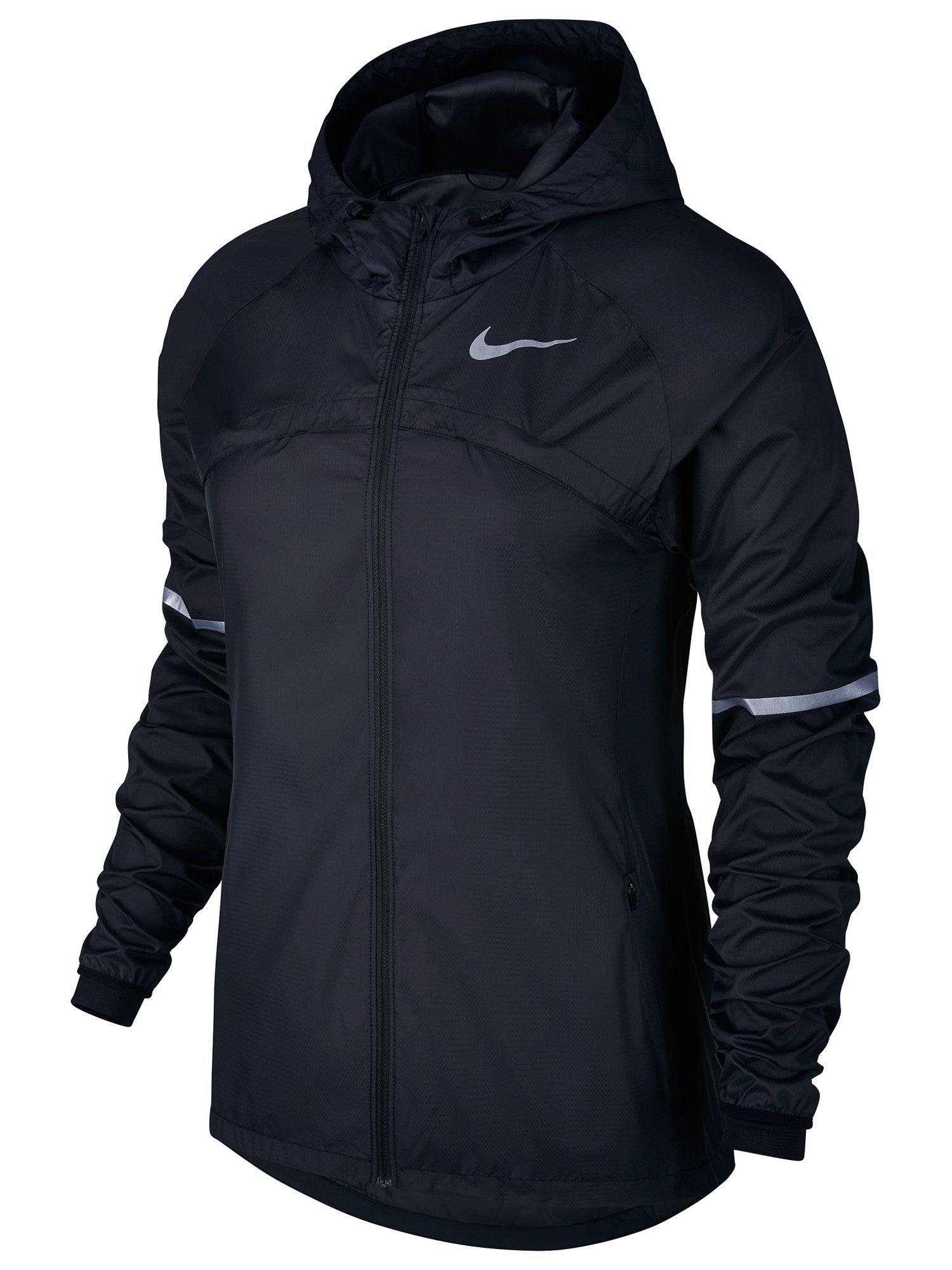 Nike Shield Hooded Women s Running Jacket Black