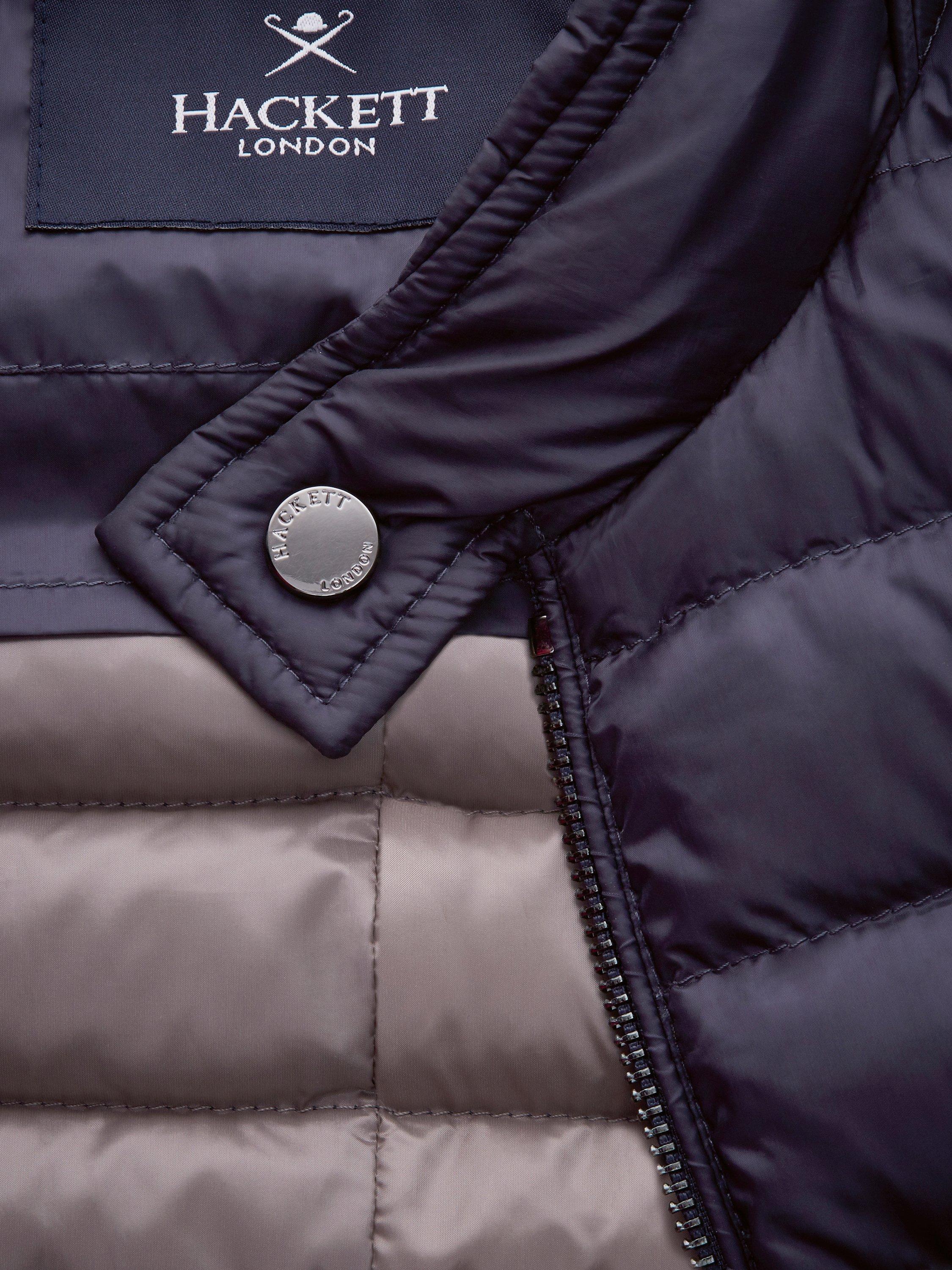 Hackett London Lightweight Down Moto Jacket, Navy