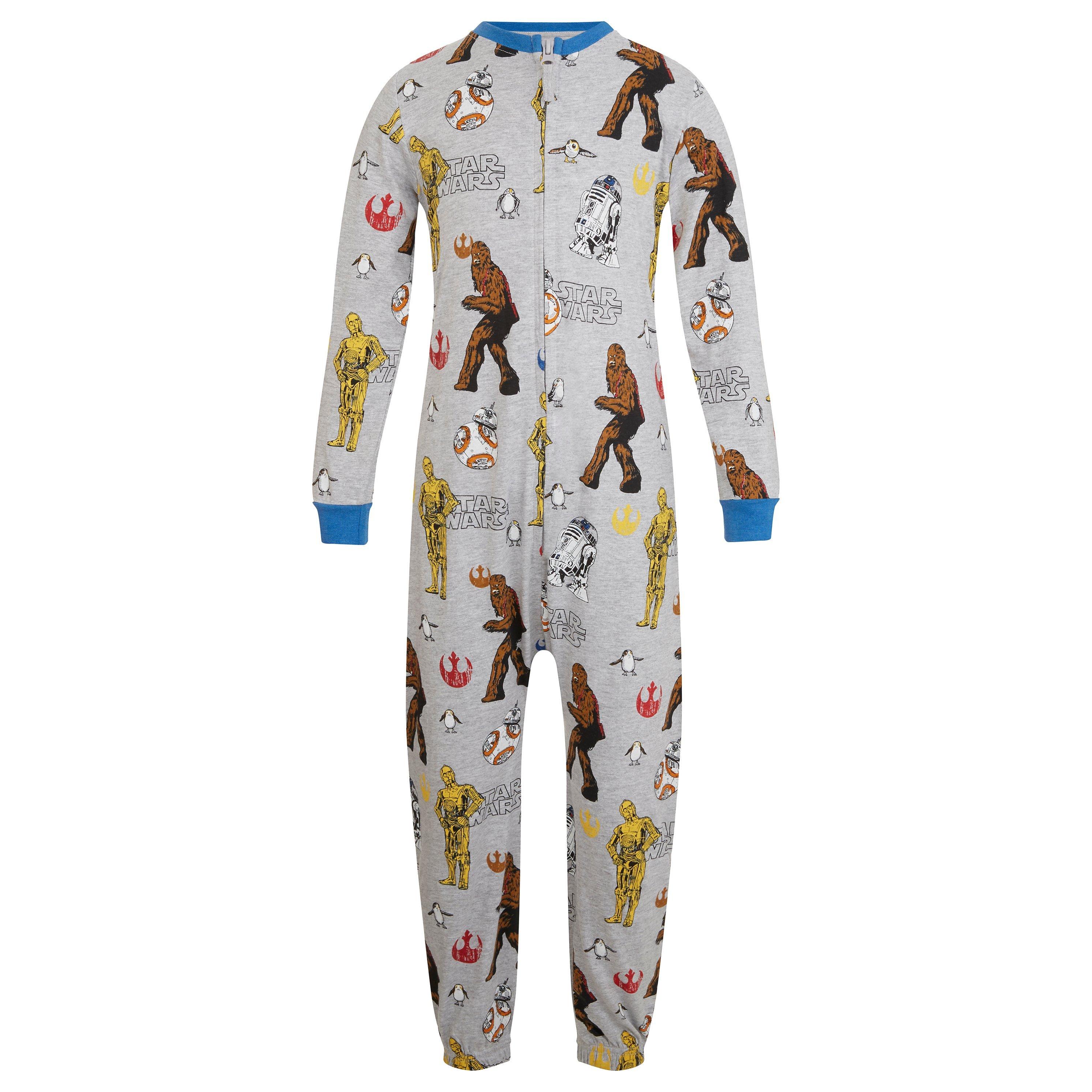 Star Wars Children's All-Over Print Onesie, Grey
