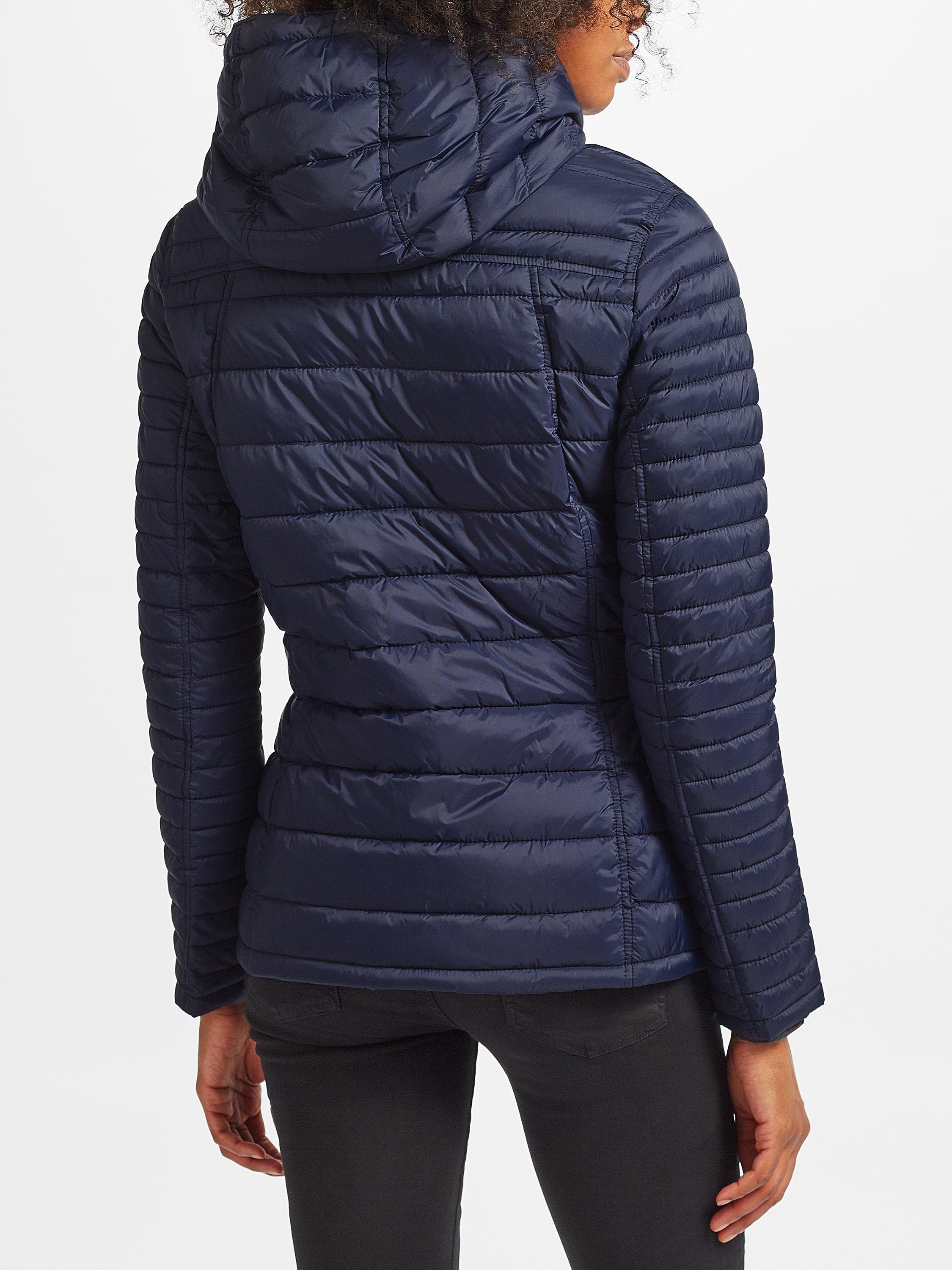 Barbour Landry Baffle Quilted Jacket Navy Flare