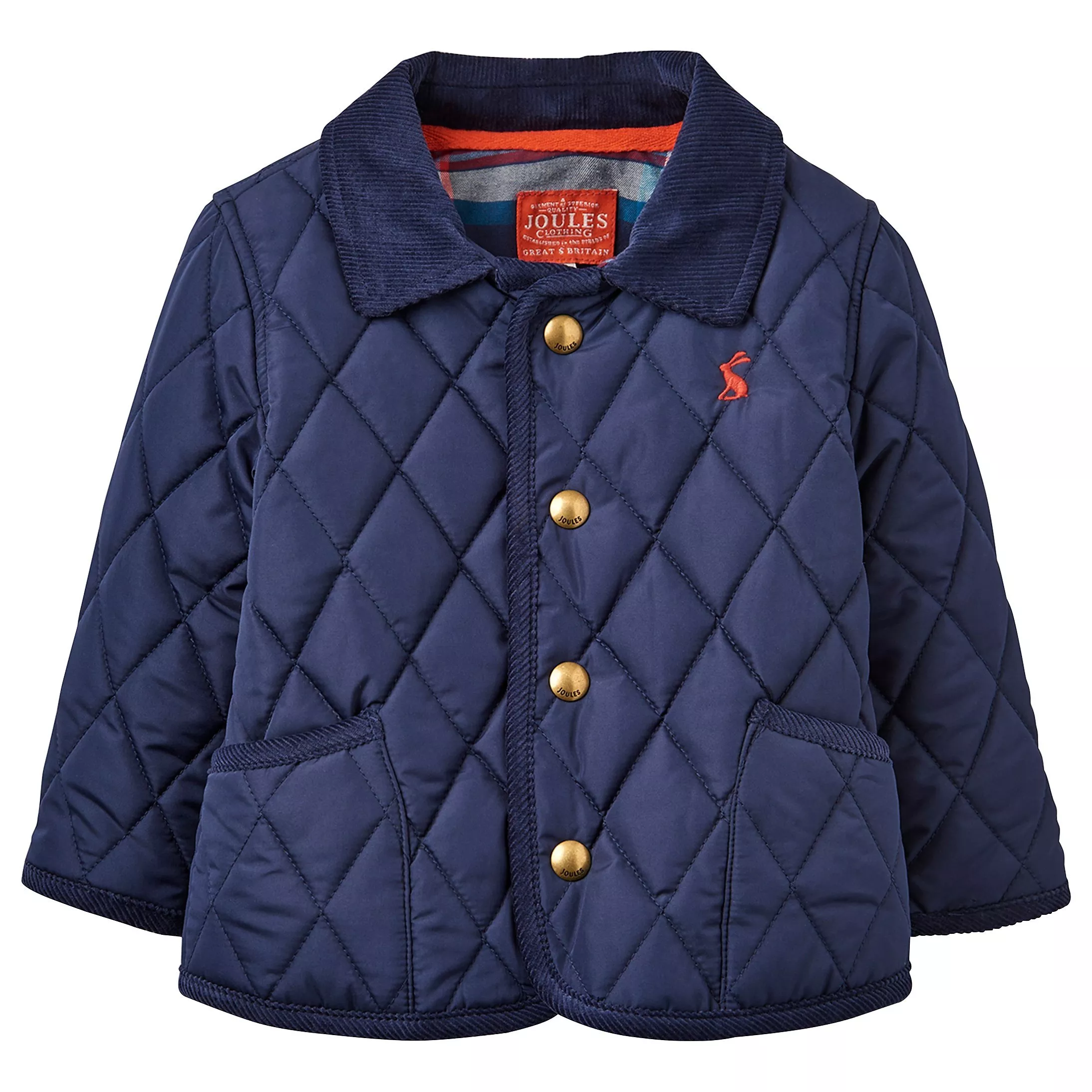 Baby Joule Milford Quilted Jacket French Navy