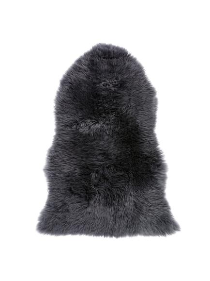 John Lewis Single Sheepskin Rug, Steel