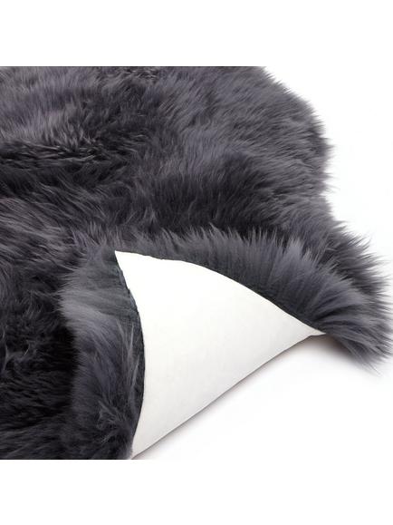 John Lewis Sheepskin Rug Double - view 2, Steel