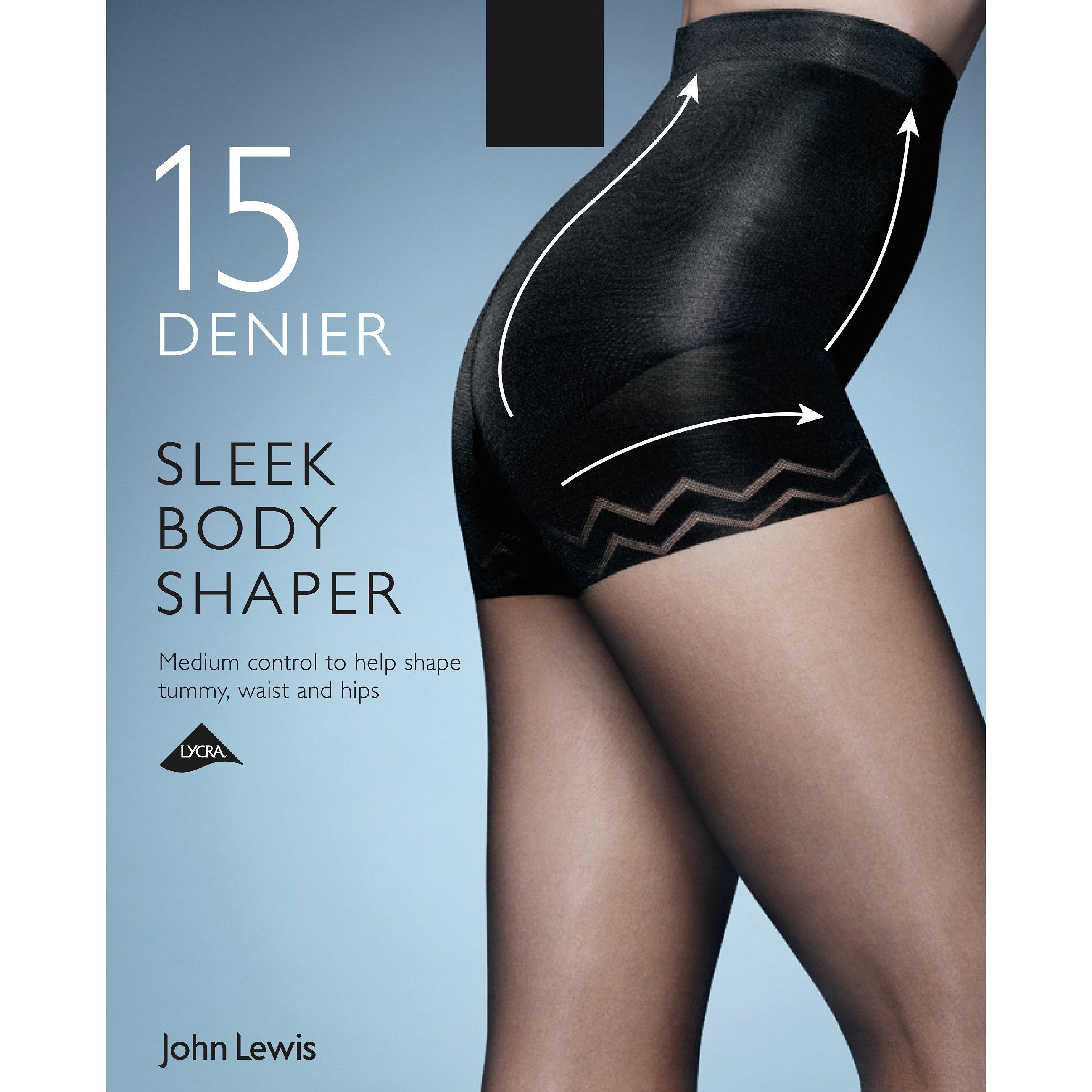 John Lewis 15 Denier Sleek Body Shaper Tights