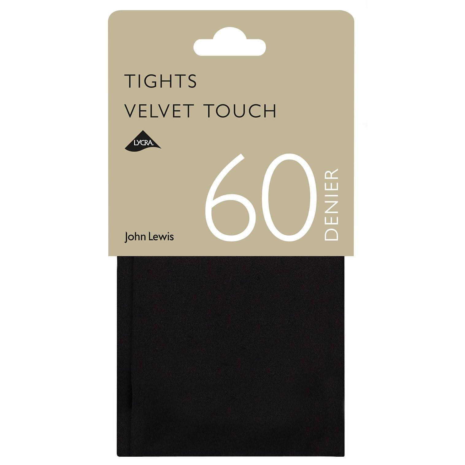 John Lewis 60 Denier Velvet Touch Opaque Tights