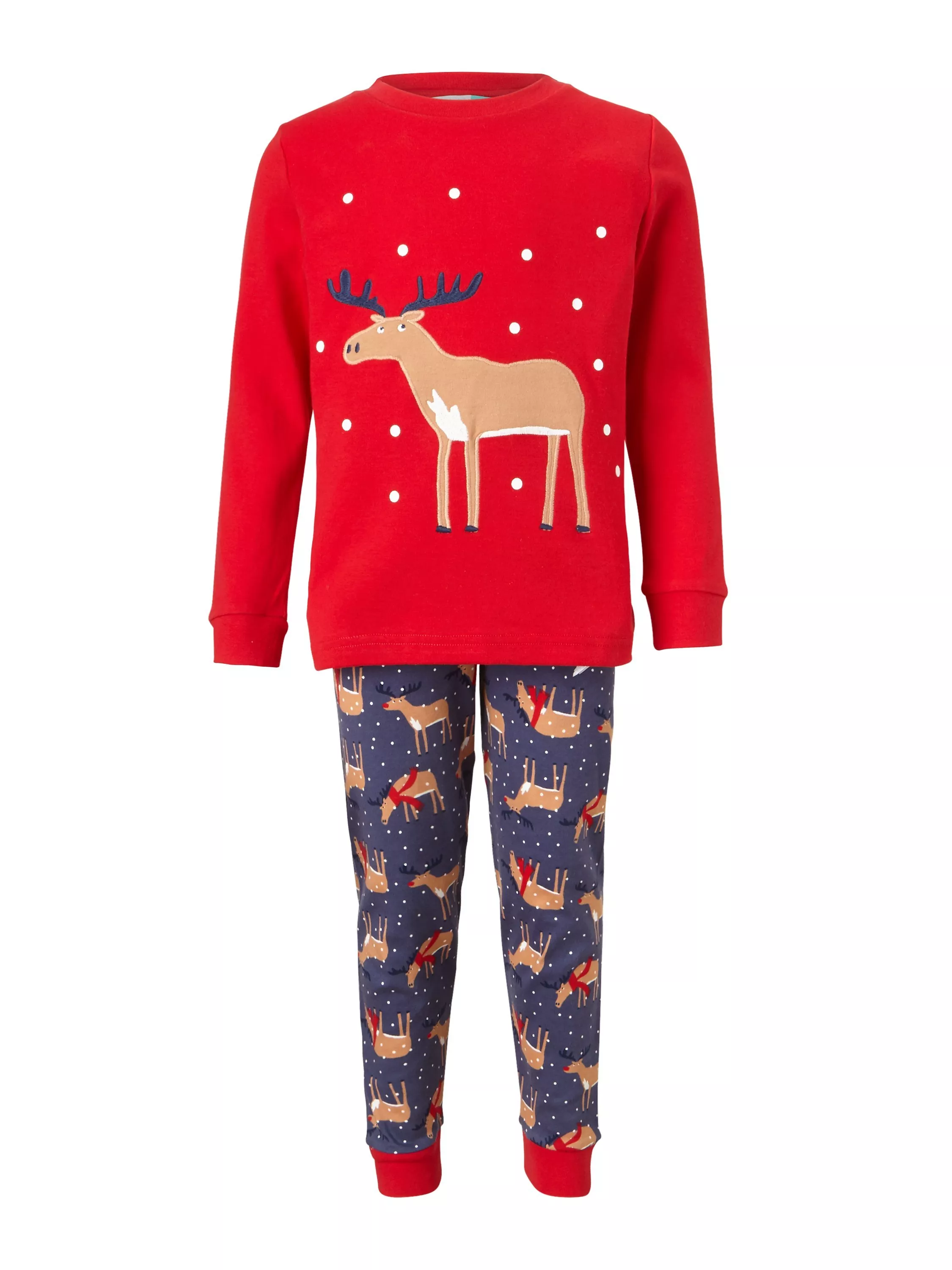 John Lewis Children s Christmas Reindeer Pyjamas Multi