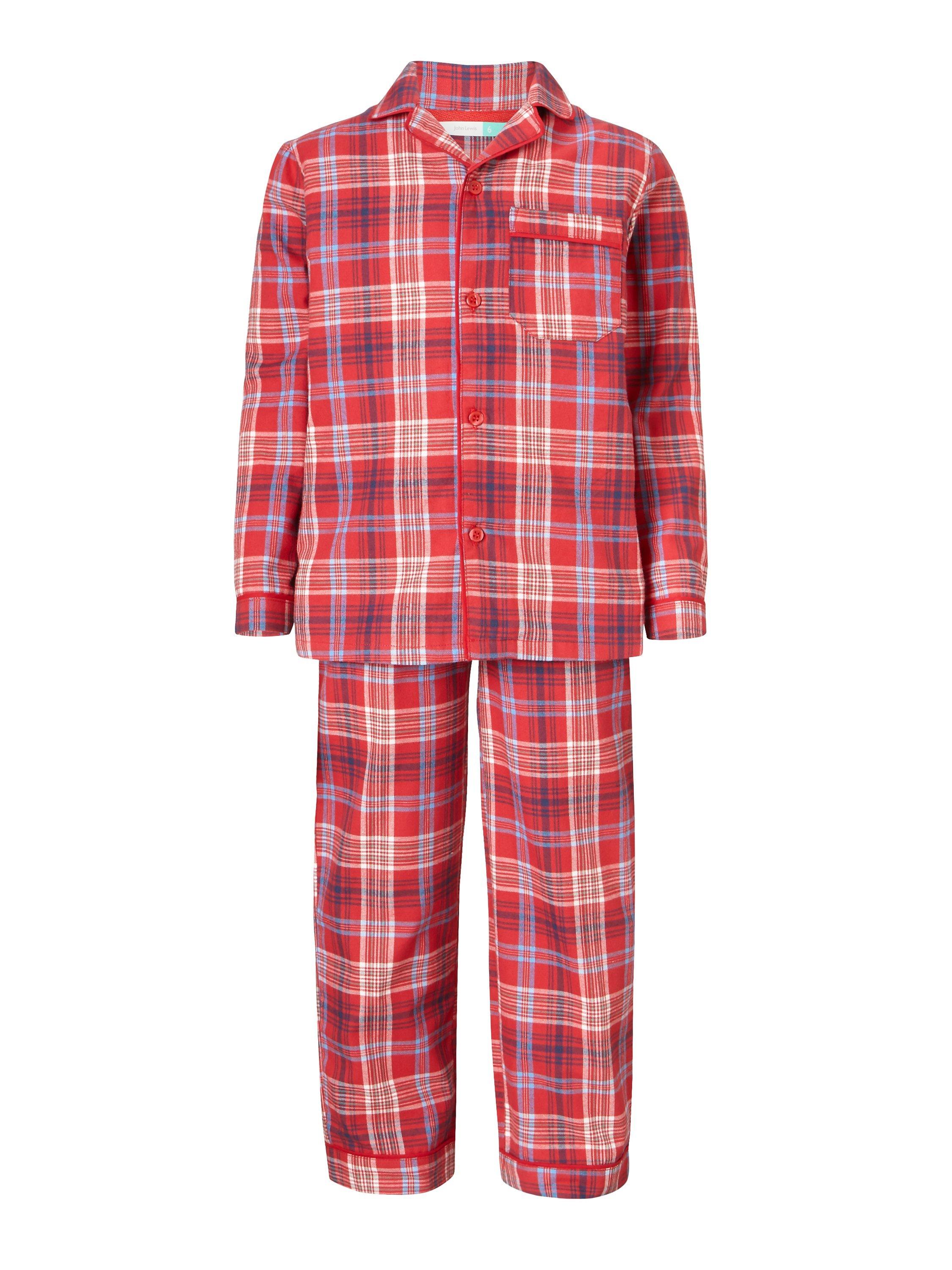 John Lewis & Partners Children's Traditional Check Pyjamas