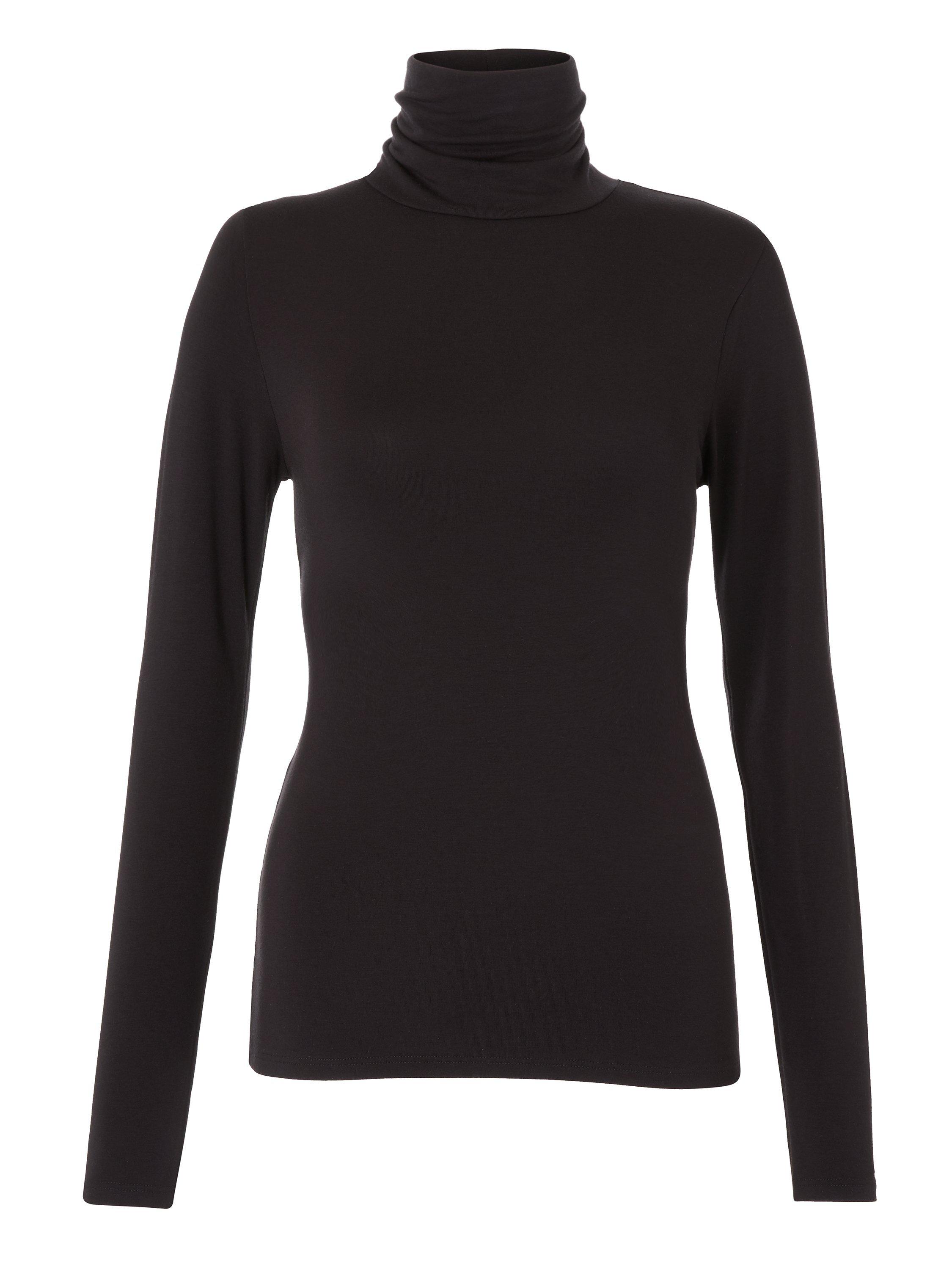 Ladies thermal polo neck jumpers hotsell