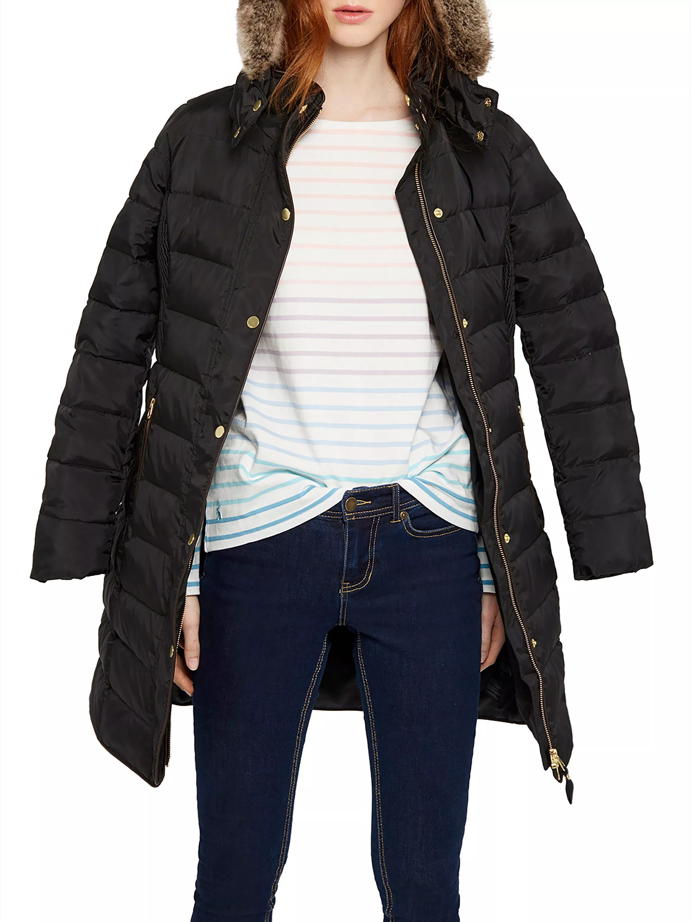 Joules caldecott longline padded coat best sale