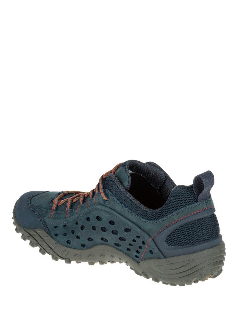 Product image 5 of 6, which shows Merrell Intercept Men's Leather Walking Shoes, Blue Wing, 7