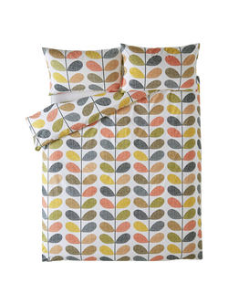 Orla Kiely Scribble Stem Cotton Bedding , Multi - view 2, Multi