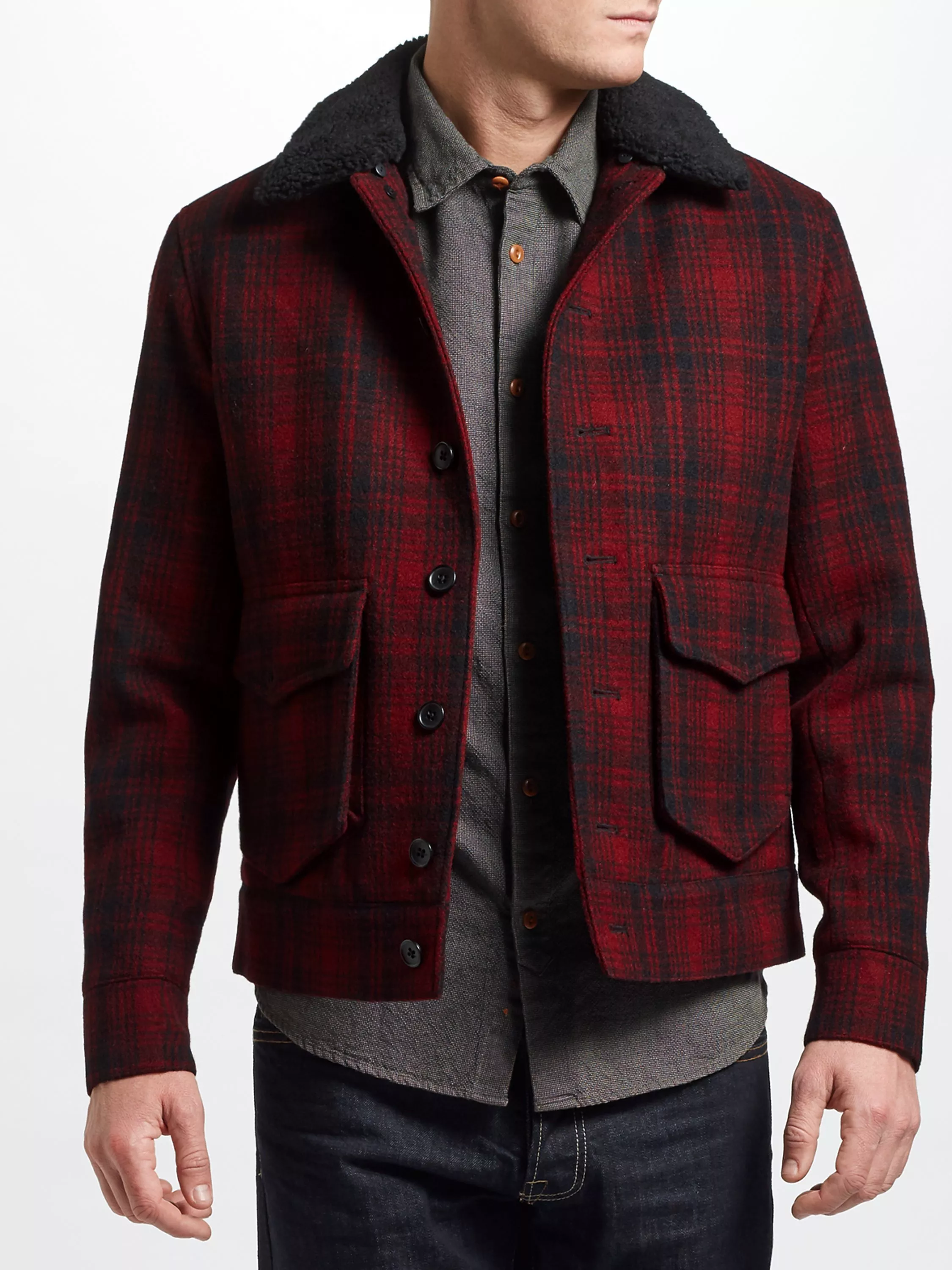 Lumber jacket mens best sale