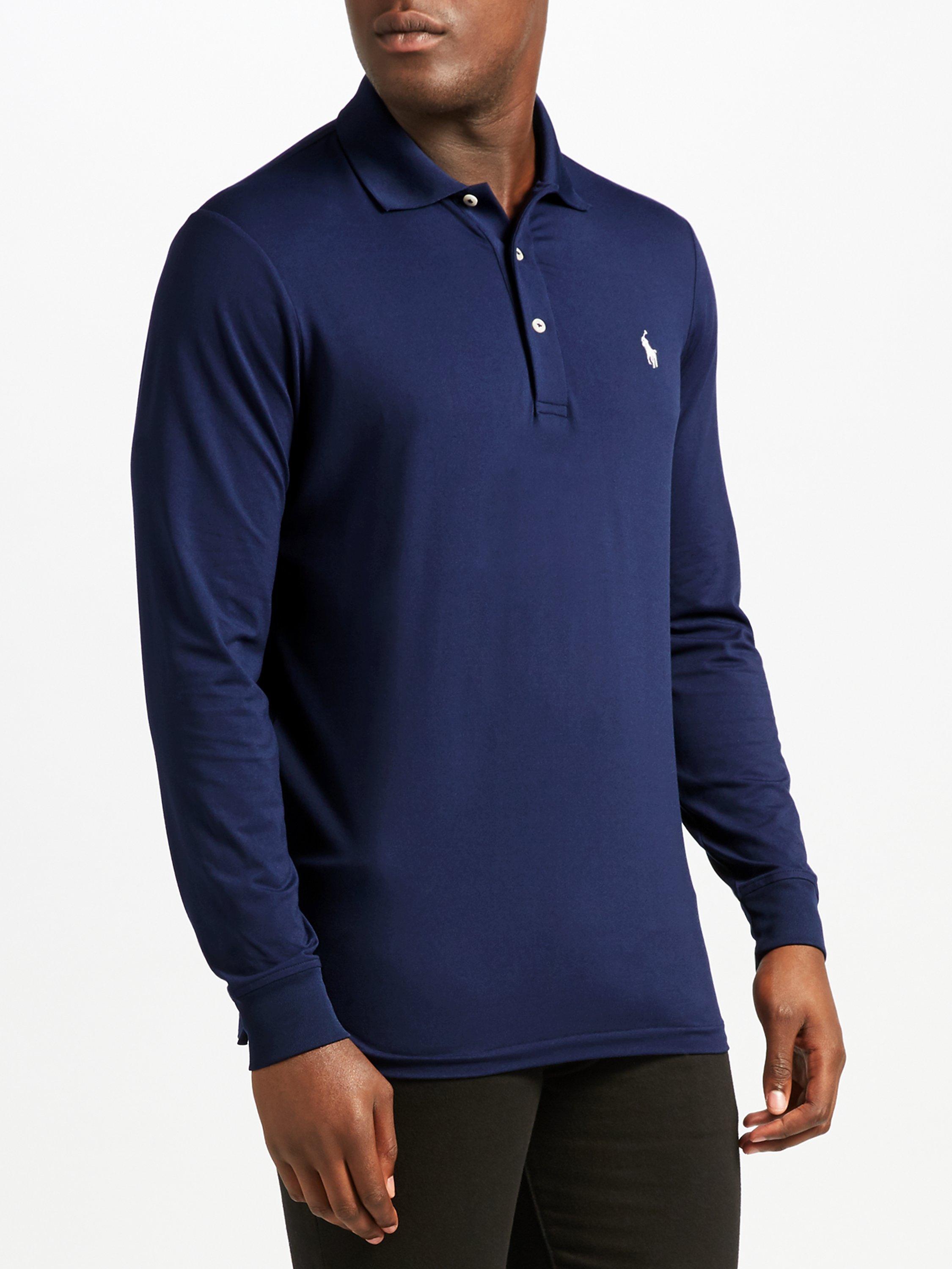 Polo Ralph Lauren Pro Fit Long Sleeve Polo Shirt French Navy