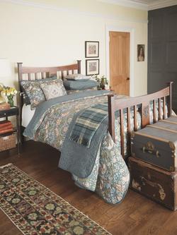 Morris & Co. Strawberry Thief Cotton Bedding, Slate, Slate