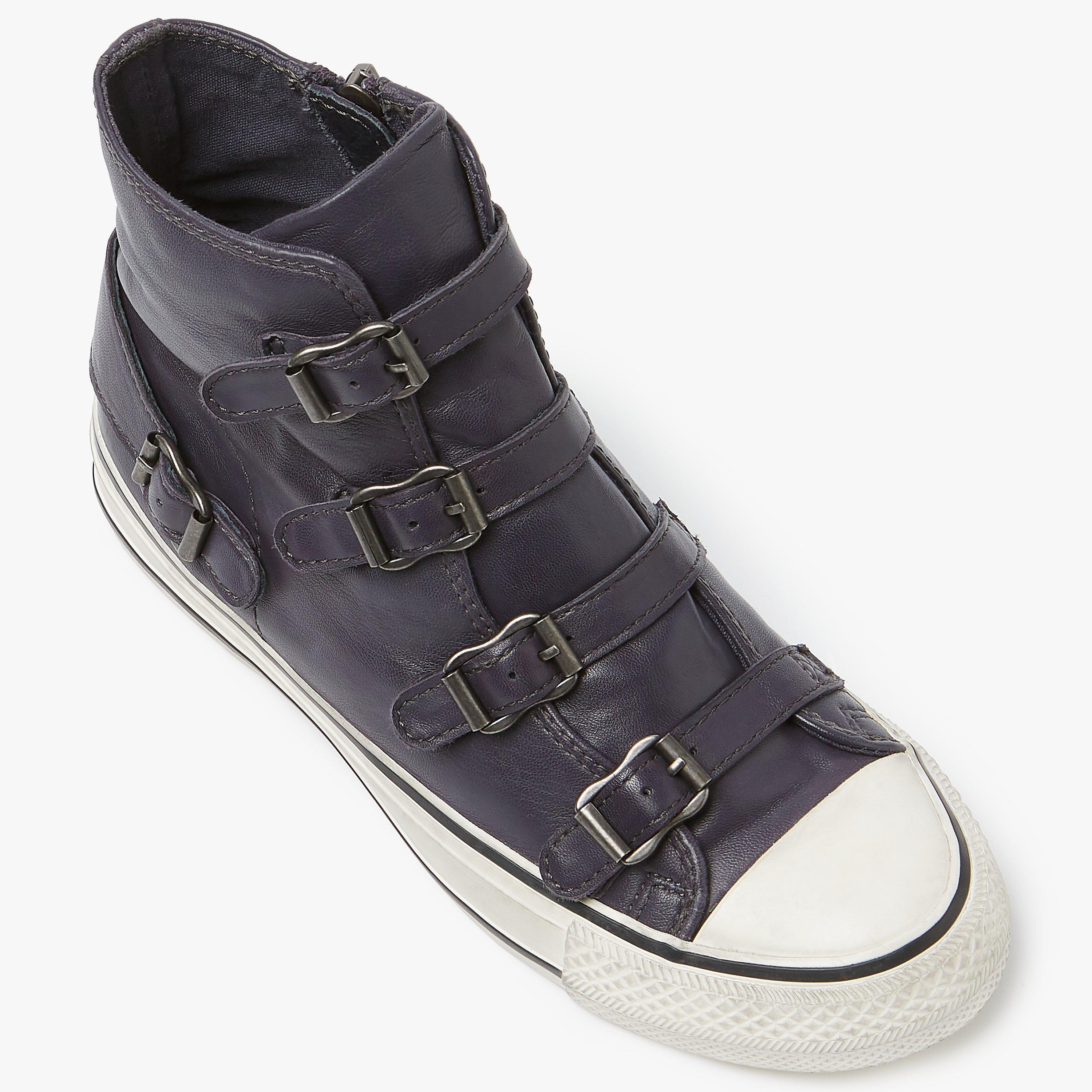 Ash Virgin High Top Buckle Trainers