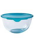 Pyrex Prep and Store Glass Bowl with Lid, Clear