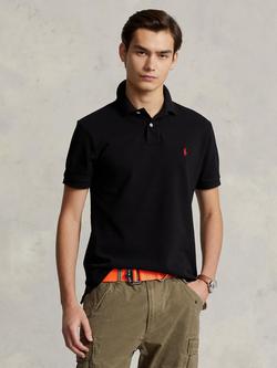 Polo Ralph Lauren Short Sleeve Slim Fit Polo Shirt, Polo Black, Polo Black