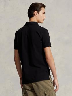 Polo Ralph Lauren Short Sleeve Slim Fit Polo Shirt, Polo Black - view 2, Polo Black