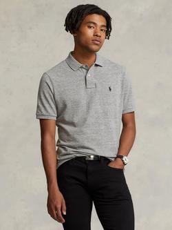 Polo Ralph Lauren Slim Fit Polo Top, Canterbury Heather, Canterbury Heather
