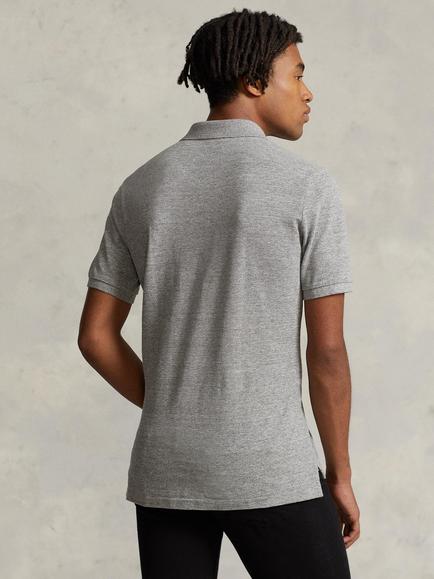 Polo Ralph Lauren Slim Fit Polo Top, Canterbury Heather - view 2, Canterbury Heather