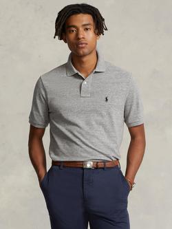 Polo Ralph Lauren Short Sleeve Custom Slim Fit Polo Shirt, Canterbury Heather