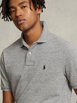 Polo Ralph Lauren Short Sleeve Custom Slim Fit Polo Shirt - view 2, Canterbury Heather