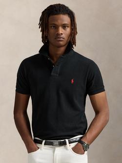 Polo Ralph Lauren Slim Polo Shirt, Polo Black