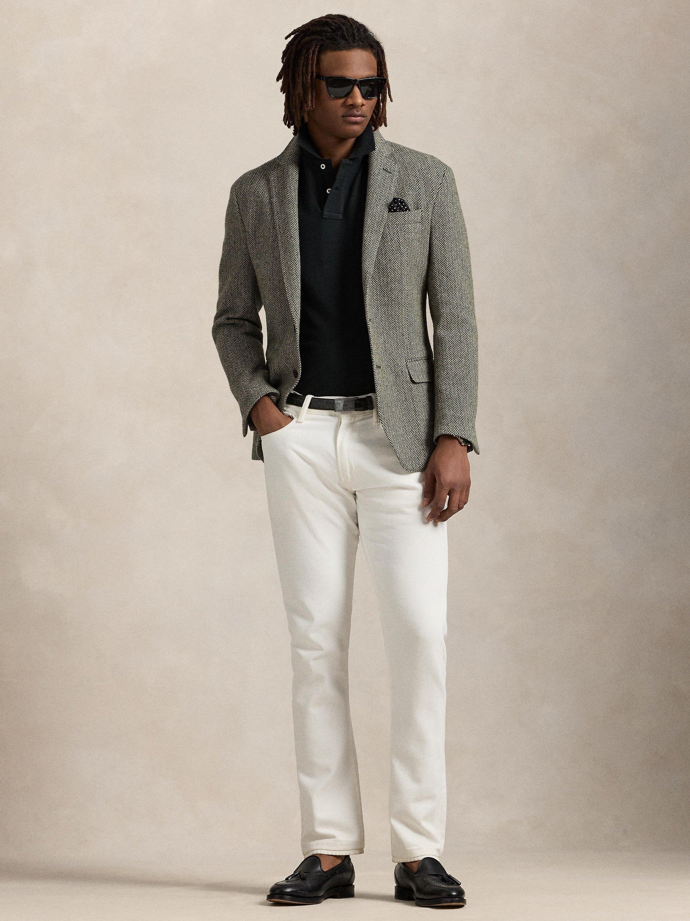 Product image 4 of 5, which shows Polo Ralph Lauren Custom Slim Polo Shirt, Polo Black, S