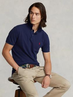 Polo Ralph Lauren Slim Polo Shirt, Newport Navy