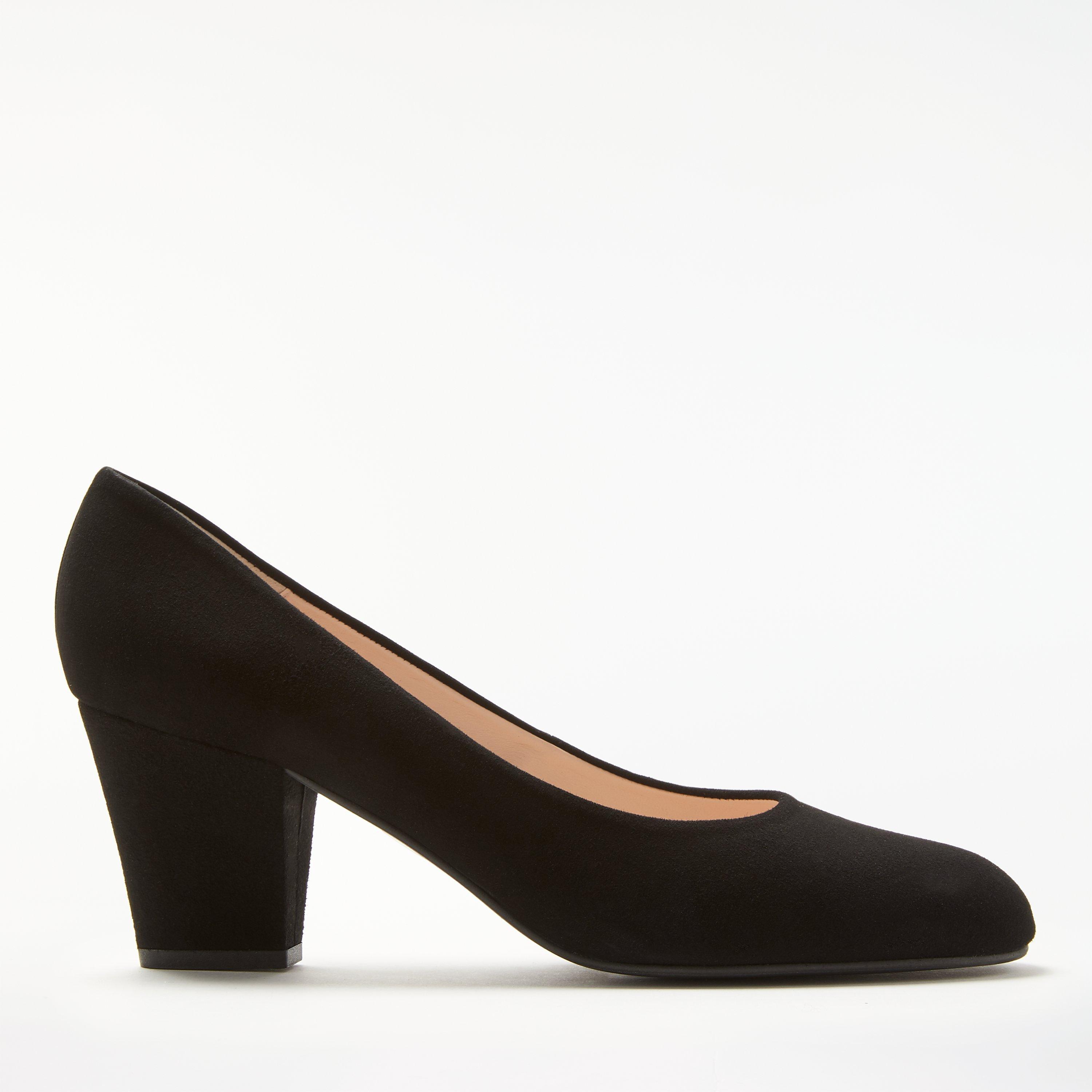 Block heel court shoes on sale