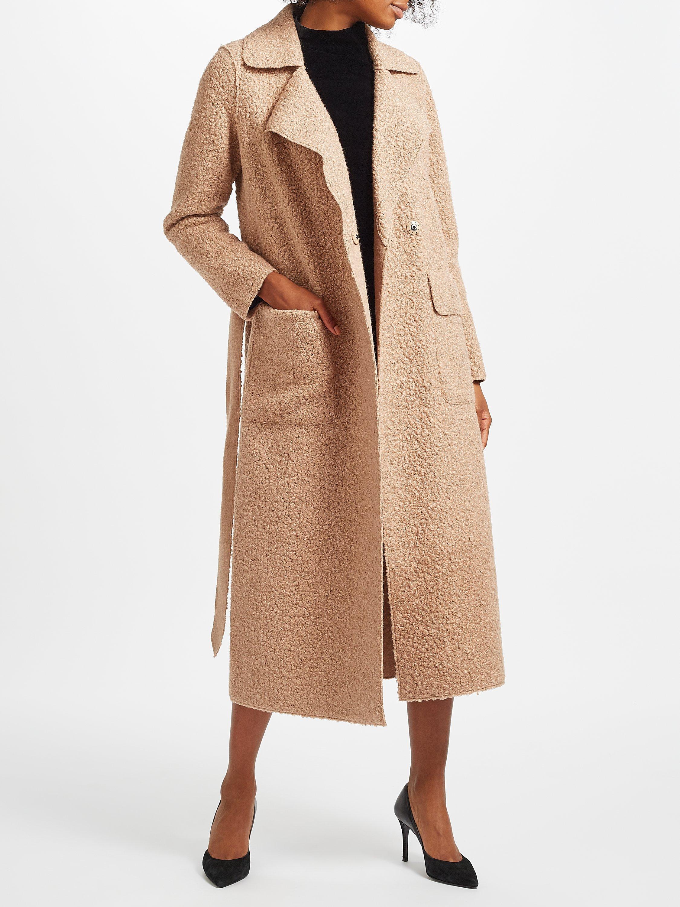 Marc Cain Teddy Faux Fur Coat, Camel