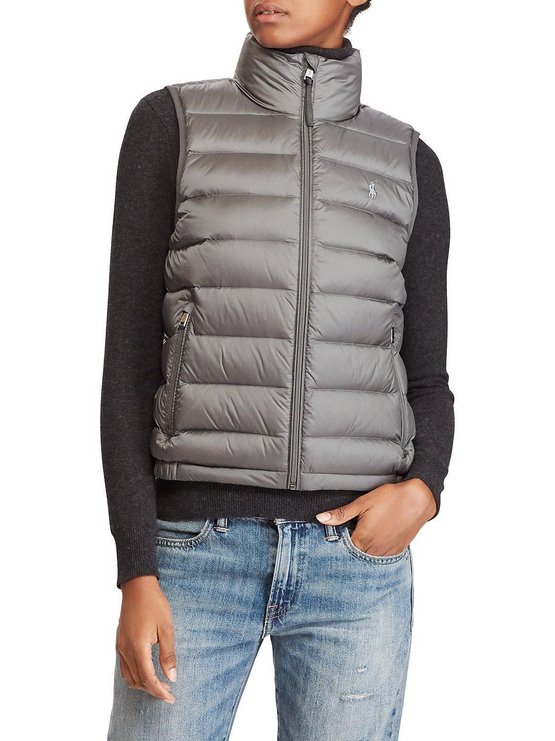 Polo Ralph Lauren Packable Quilted Down Gilet Magnum Grey