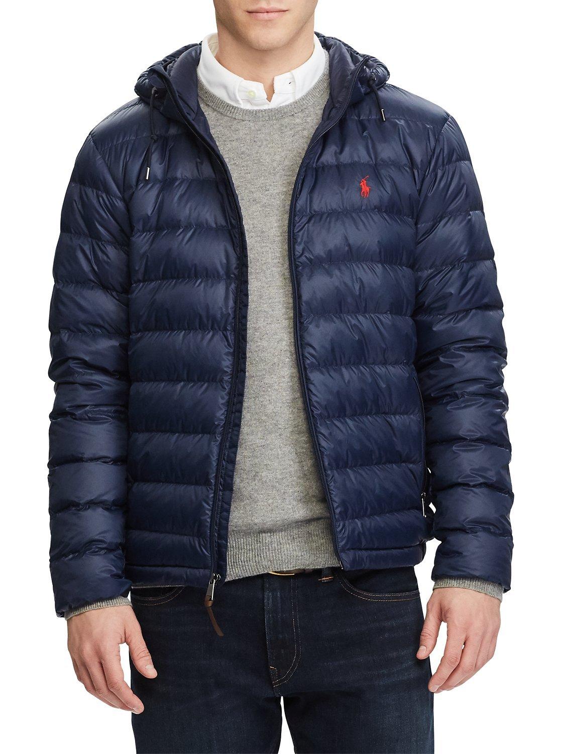 Polo Ralph Lauren Lightweight Down Fill Jacket Aviator Navy