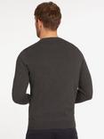 Barbour Pima Cotton Crew Neck Jumper, Charcoal