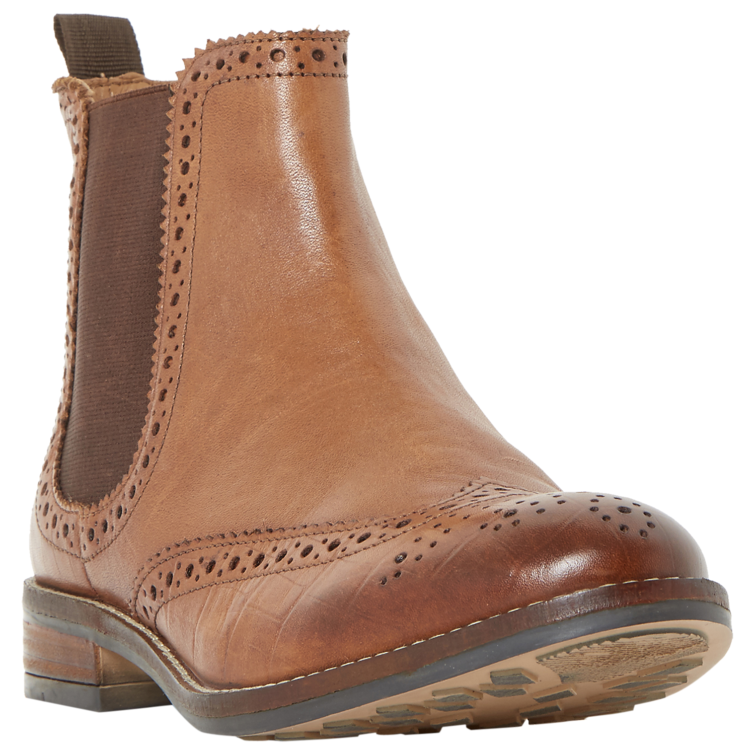 Dune Quentons Brogue Chelsea Boots