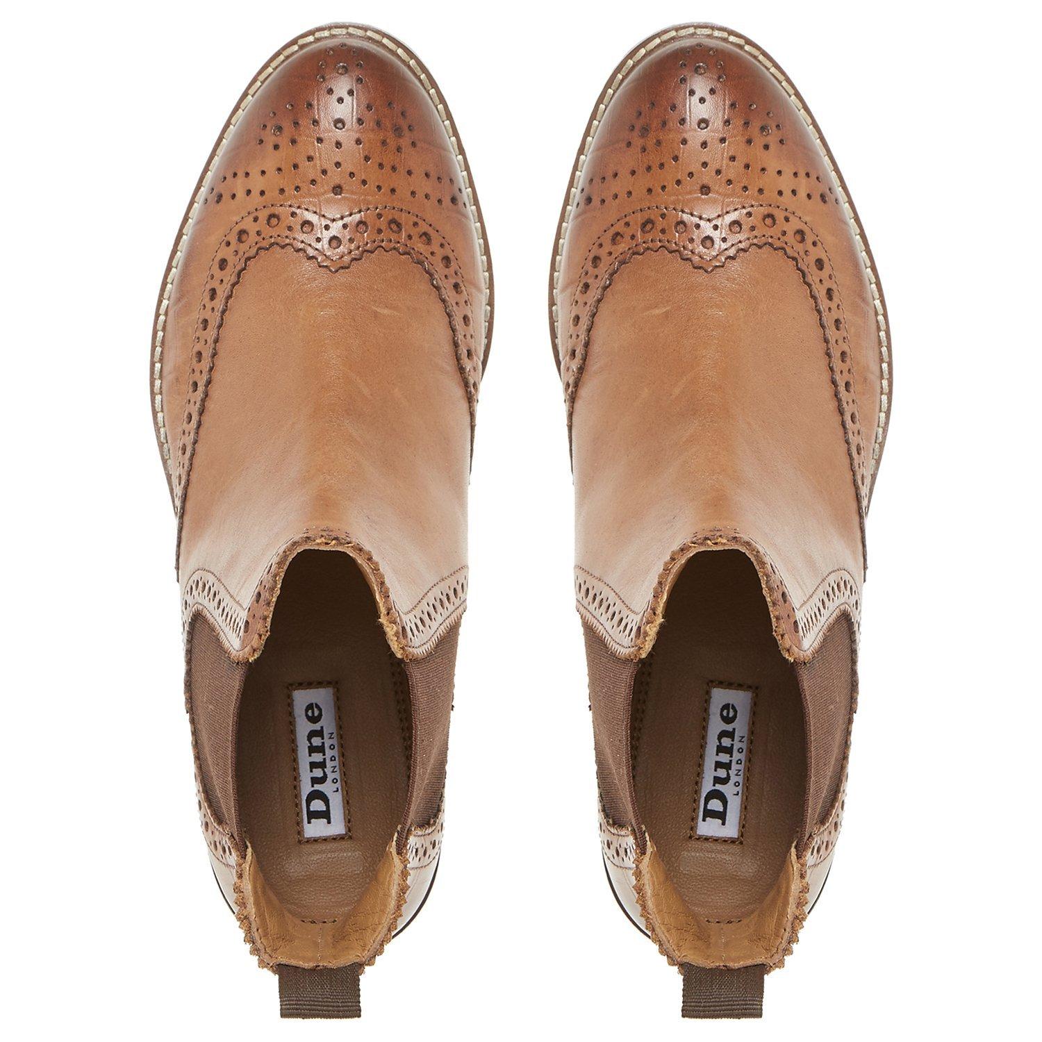 Dune Quentons Brogue Chelsea Boots