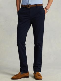 Polo Ralph Lauren Flat Pant Trousers, Aviator Navy